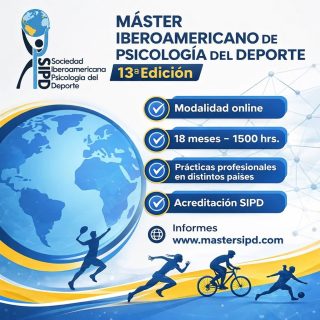 🏆 Máster Iberoamericano de Psicología del Deporte – 13.ª Edición 🌍

Da el siguiente paso en tu formación profesional y especialízate en psicología aplicada al deporte desde una perspectiva internacional.

Abierto el 2º periodo de preinscripción a la 13ª edición del Master Iberoamericano de Psicología del Deporte.

Felices de seguir formando a los futuros profesionales de la Psicología deportiva en 22 países: Argentina, Bolivia, Brasil, Chile, Colombia, Costa Rica, Cuba, Ecuador, EEUU, España, Guatemala, Israel, Italia, Luxemburgo, México, Panamá, Paraguay, Perú, Portugal, Puerto Rico, Uruguay, Venezuela

El master de la @sipd_oficial combina las 1250 horas teóricas, con actividades en directo (conferencias, tutorías) y actividades asíncronas (apuntes, lecturas, vídeos, cuestionarios, ejercicios...); con las 250 horas de practicas presenciales en cualquiera de los países que integra la SIPD (con grupo de supervisión de prácticas y presentación oral final, abierta a tod@s l@s compañer@s).

#PsicologíaDelDeporte #MásterOnline #Psicología #Deporte #FormaciónProfesional SIPD PsicologíaAplicada